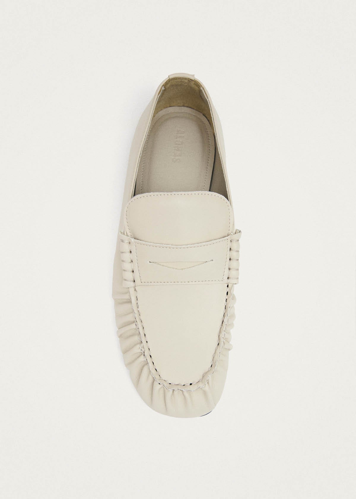 Aven Cream Vegan Leather Loafers