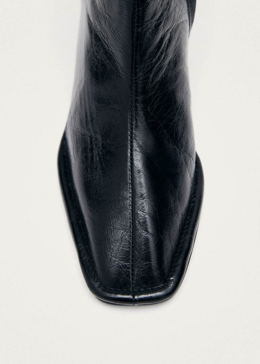 Berlin Rift Black Leather Ankle Boots-image