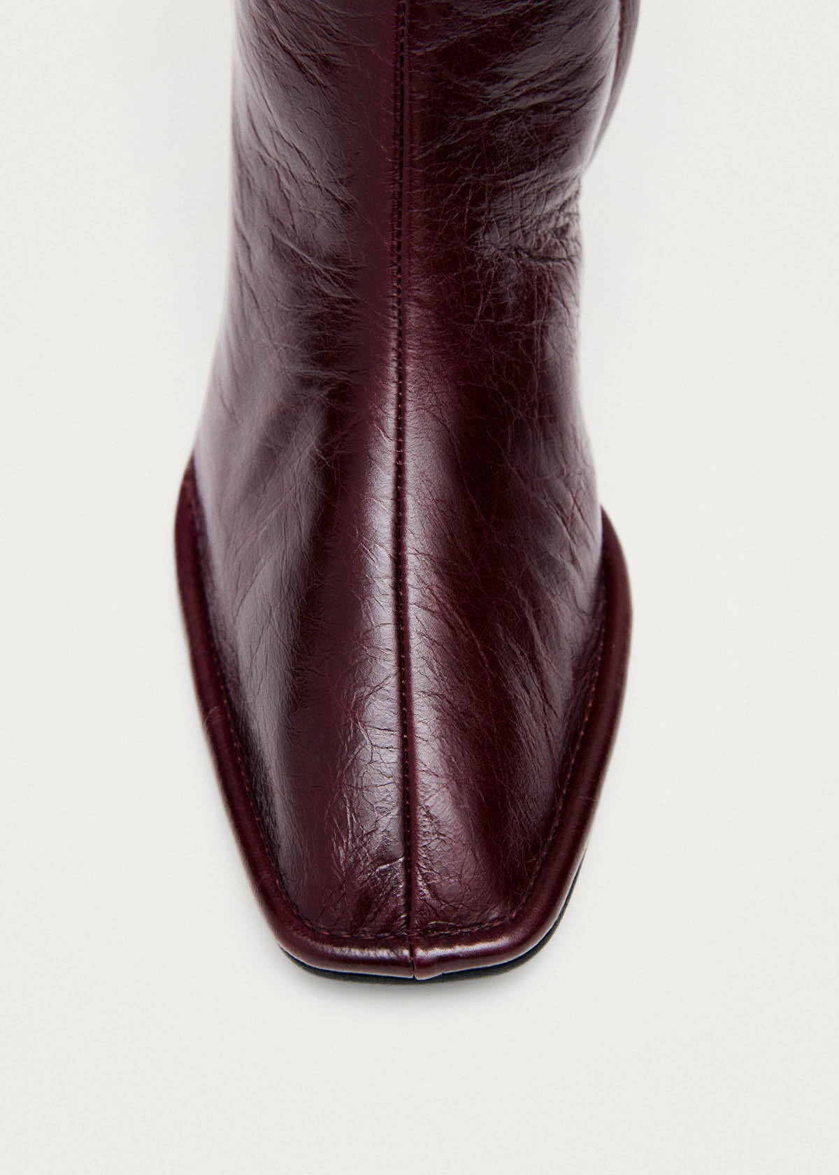 Berlin Rift Burgundy Leather Ankle Boots