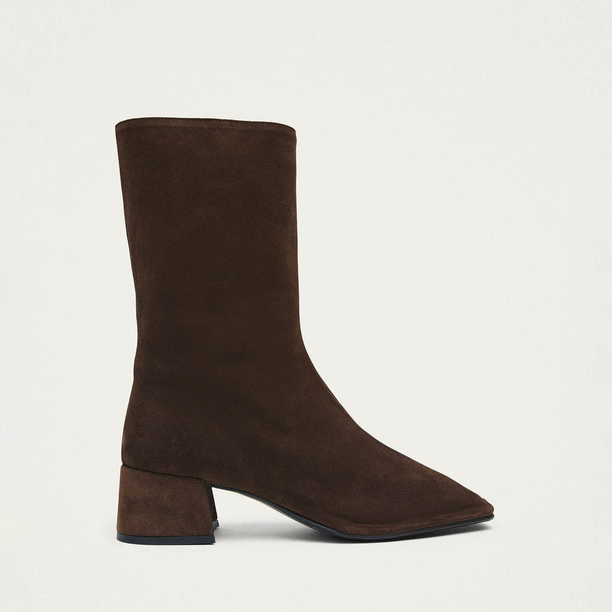 Berlin Suede Brown Leather Ankle Boots