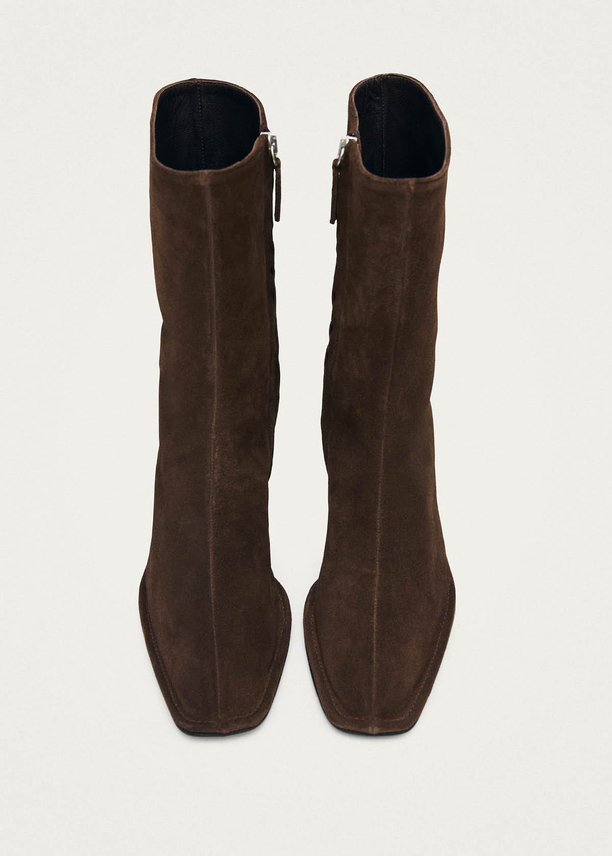 Berlin Suede Brown Leather Ankle Boots