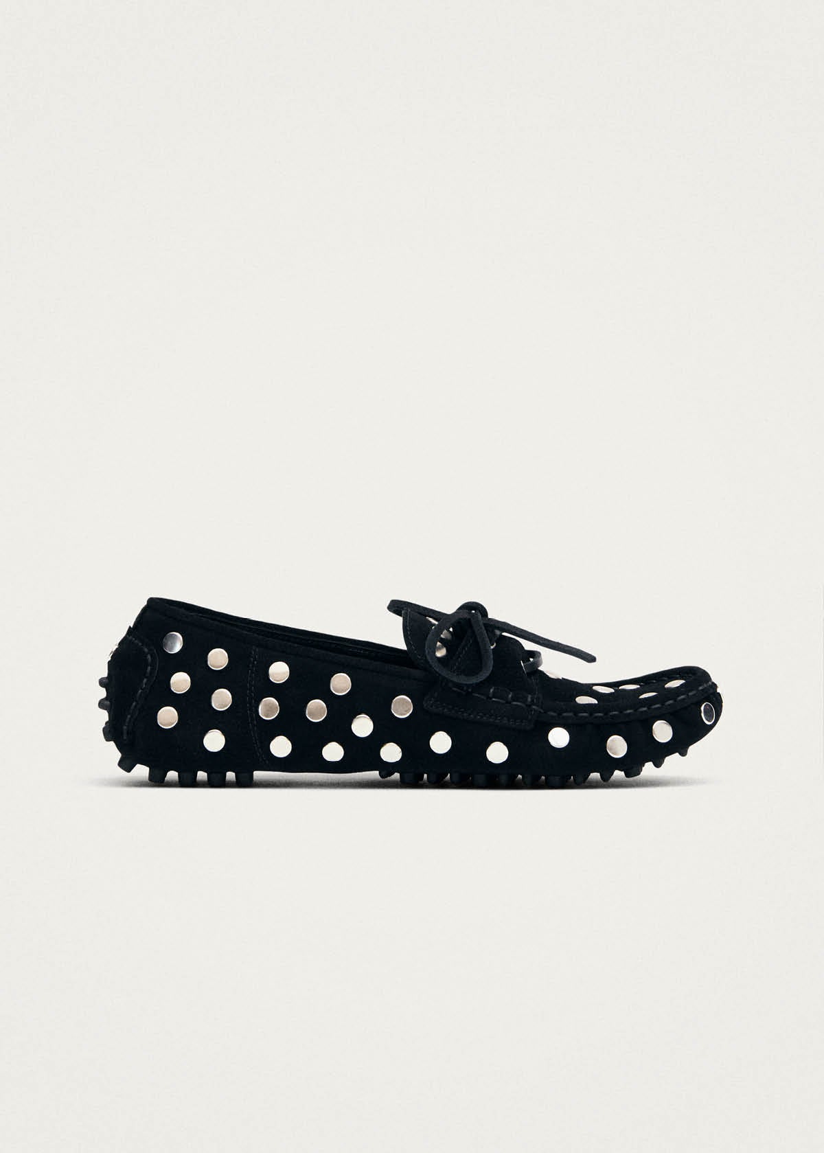 Mocassins en cuir noir Calum Suede