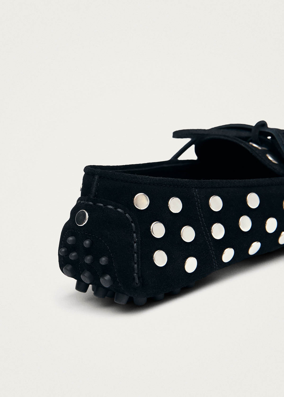 Mocassins en cuir noir Calum Suede