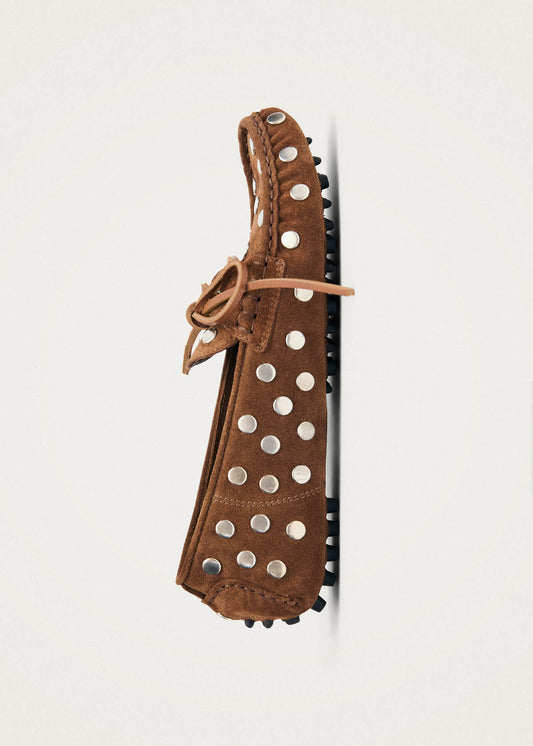 Mocassins en cuir de veau velours cognac Calum-image