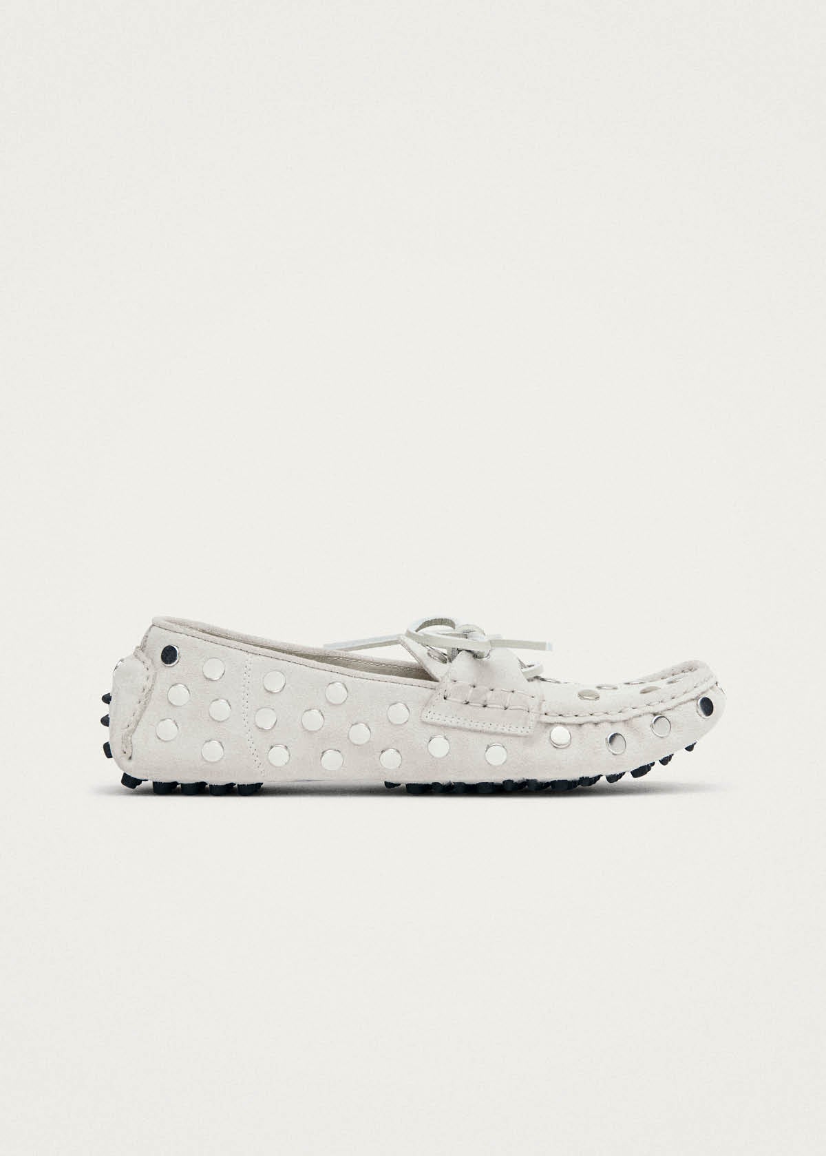 Mocassins en cuir crème suédé Calum