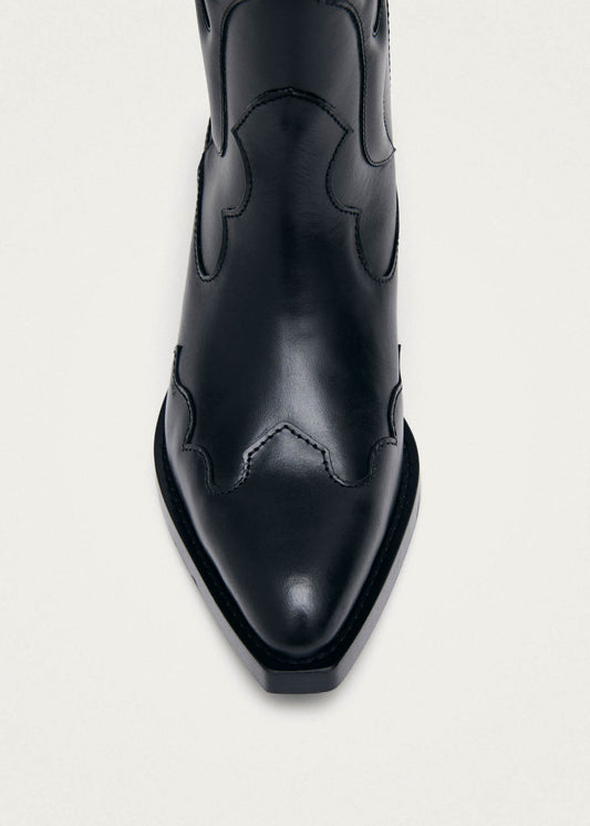 Calyx Black Leather Boots-image