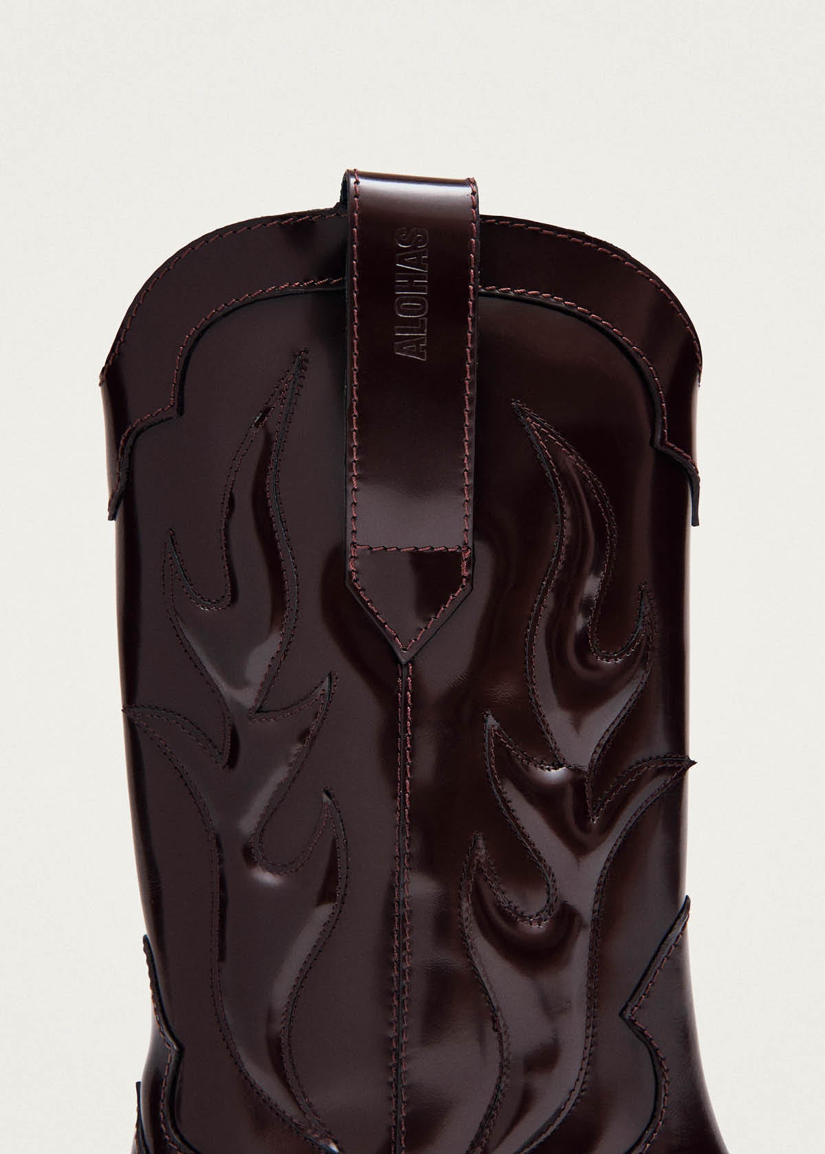 Calyx Burgundy Leather Boots