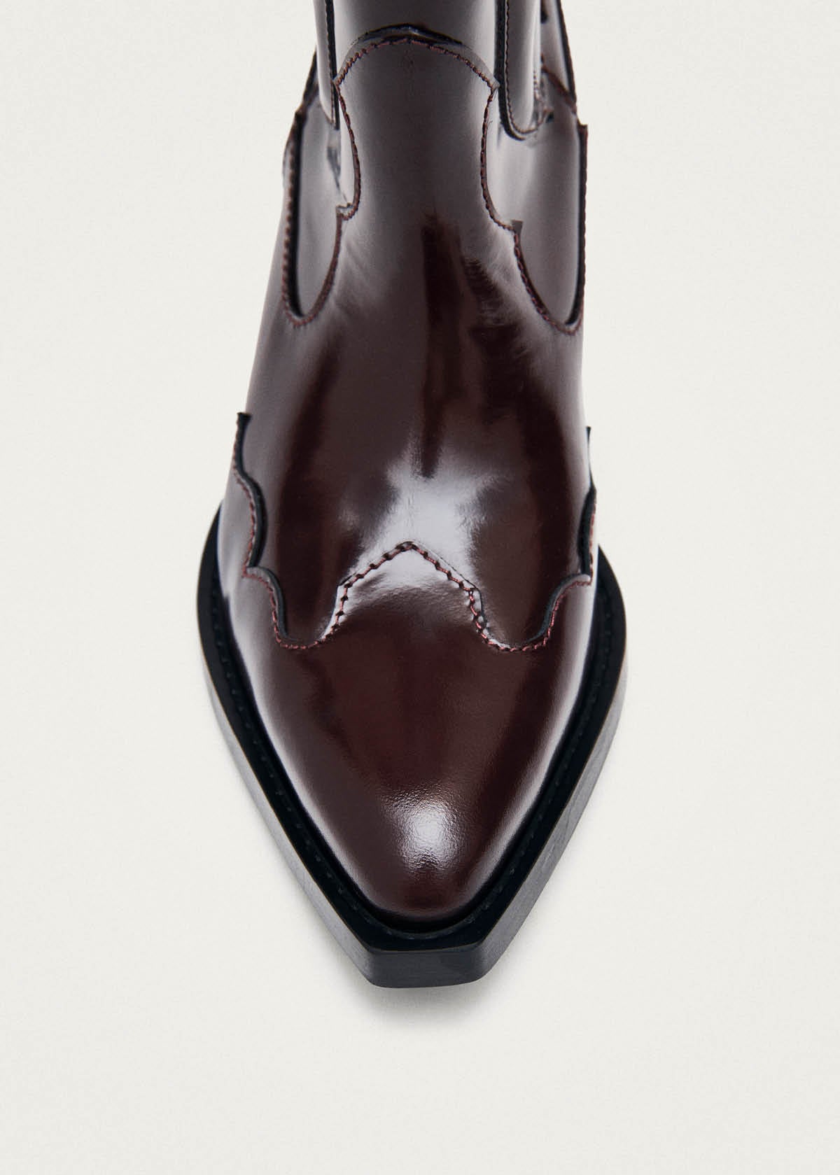 Calyx Burgundy Leather Boots