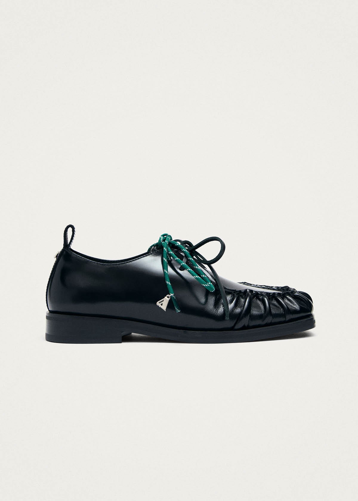 Dani Black Leather Oxfords