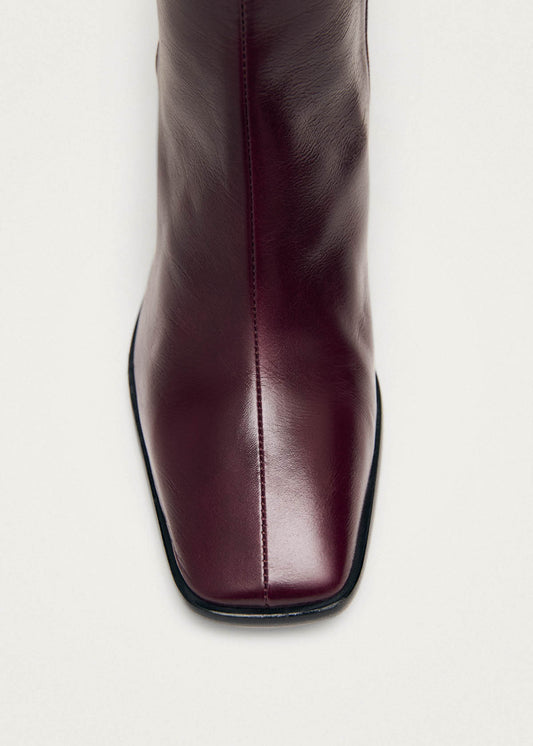 East Rift Botas de Cuero Burdeos-image