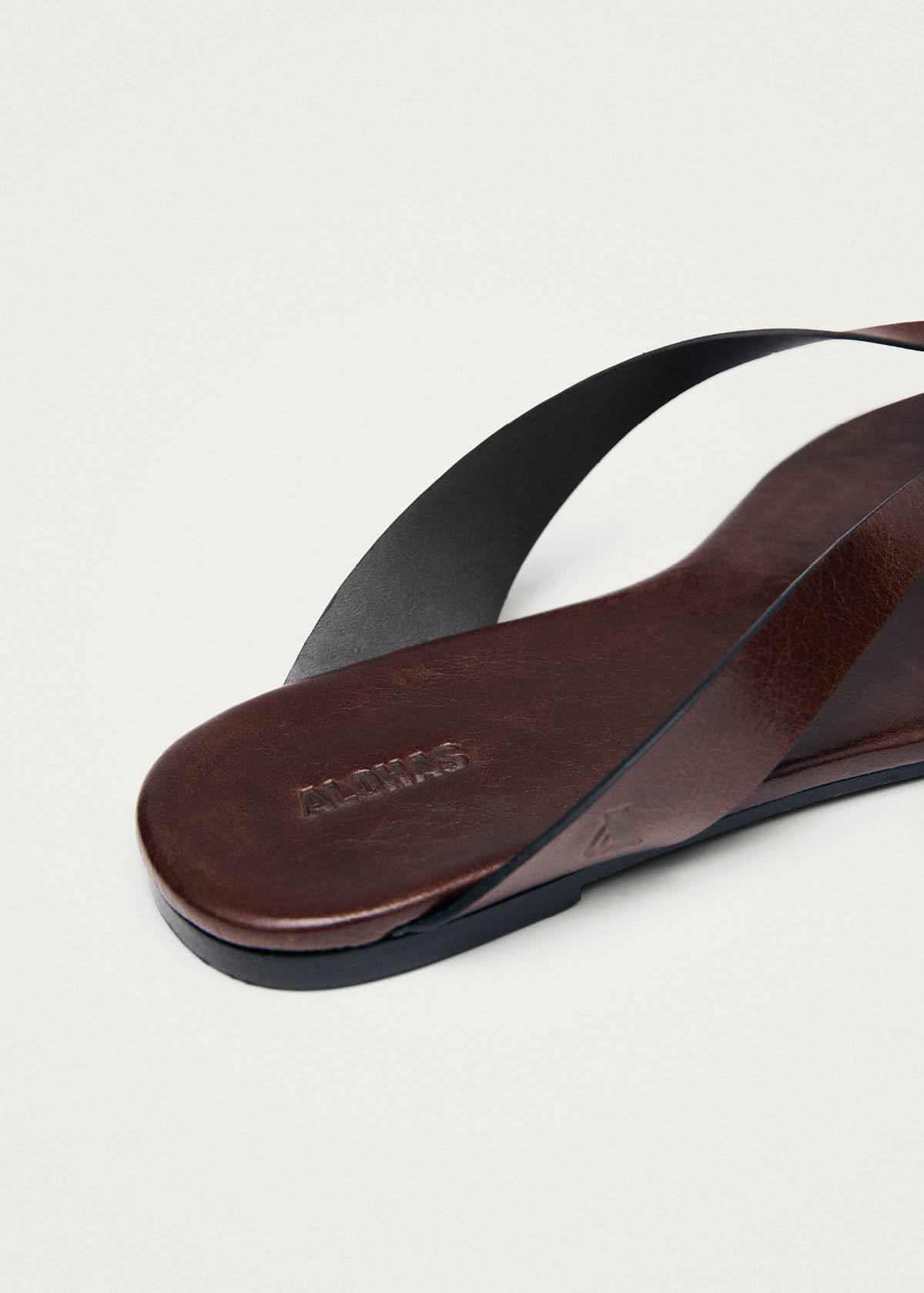 Echo Rift braune Leder Sandalen