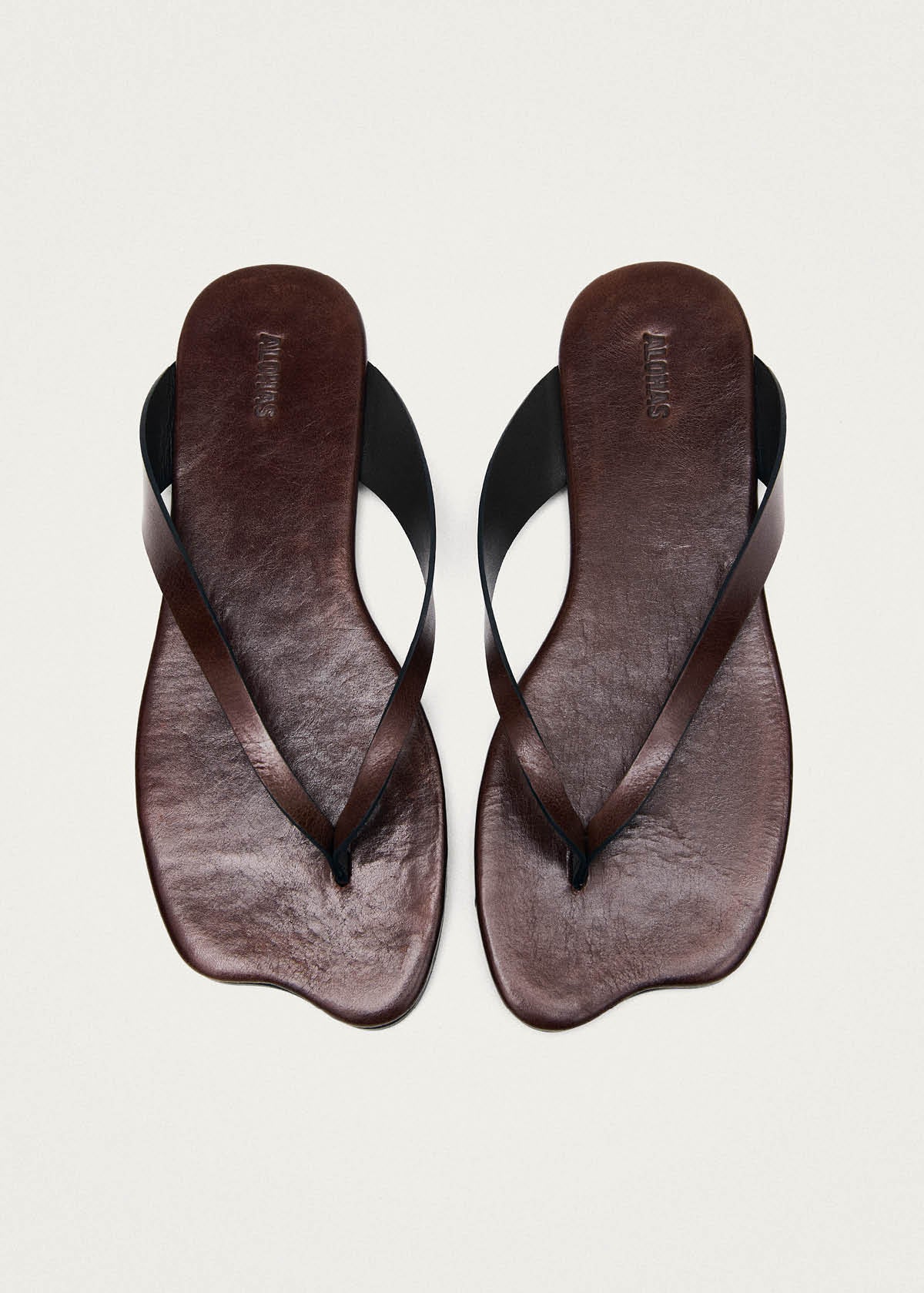 Echo Rift braune Leder Sandalen