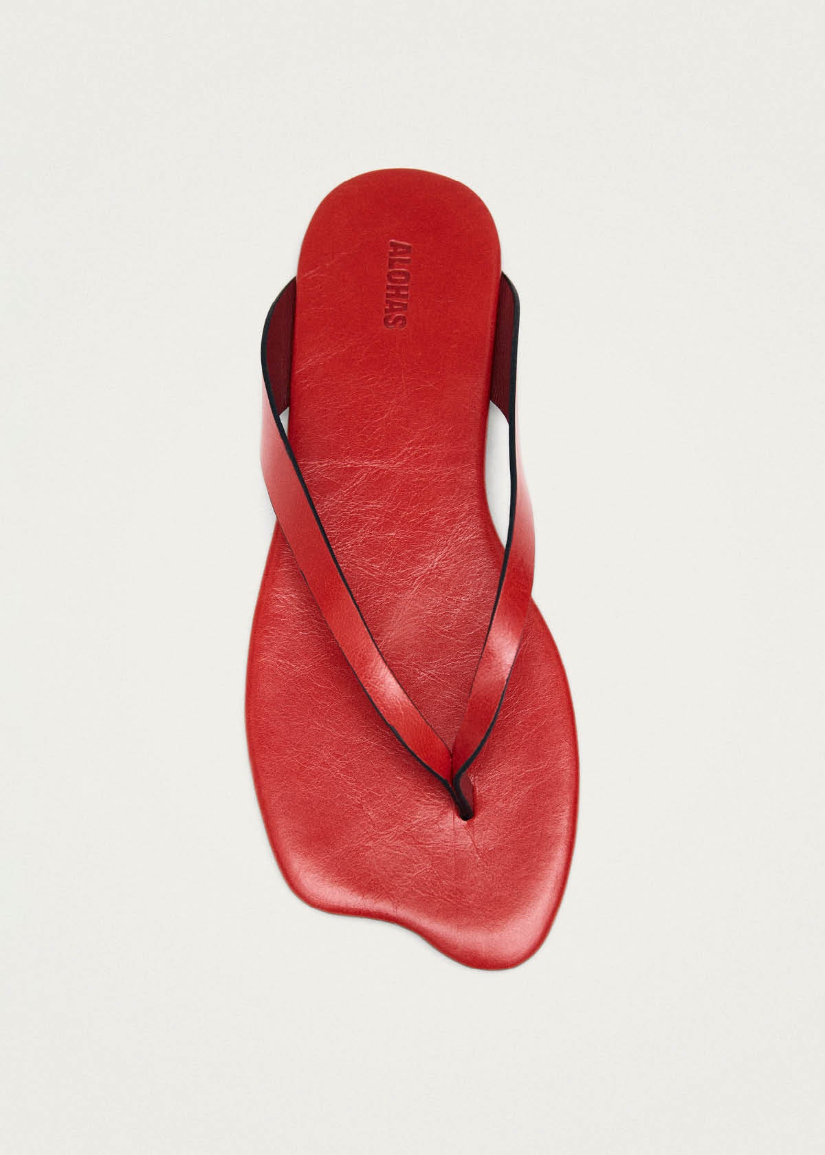 Echo Rift Sandali in Pelle Rossa