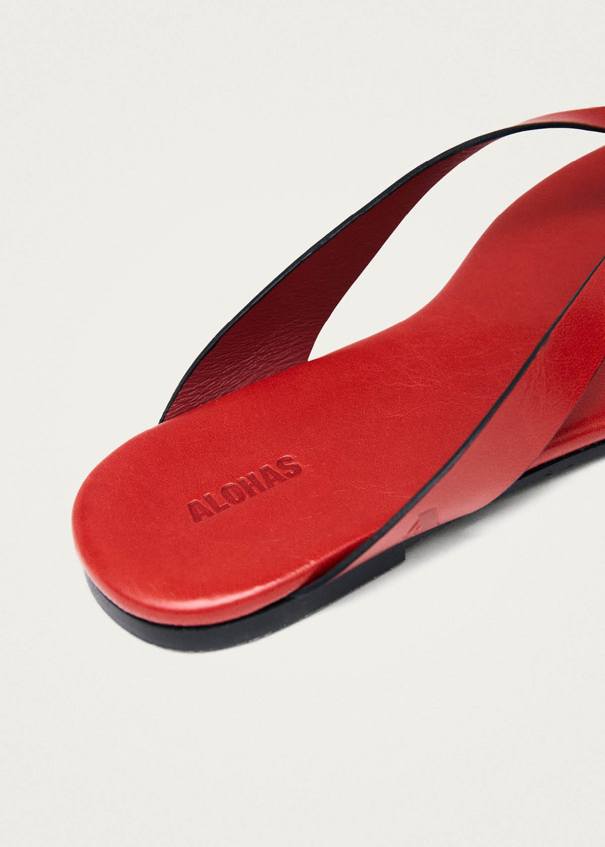 Echo Rift Sandali in Pelle Rossa