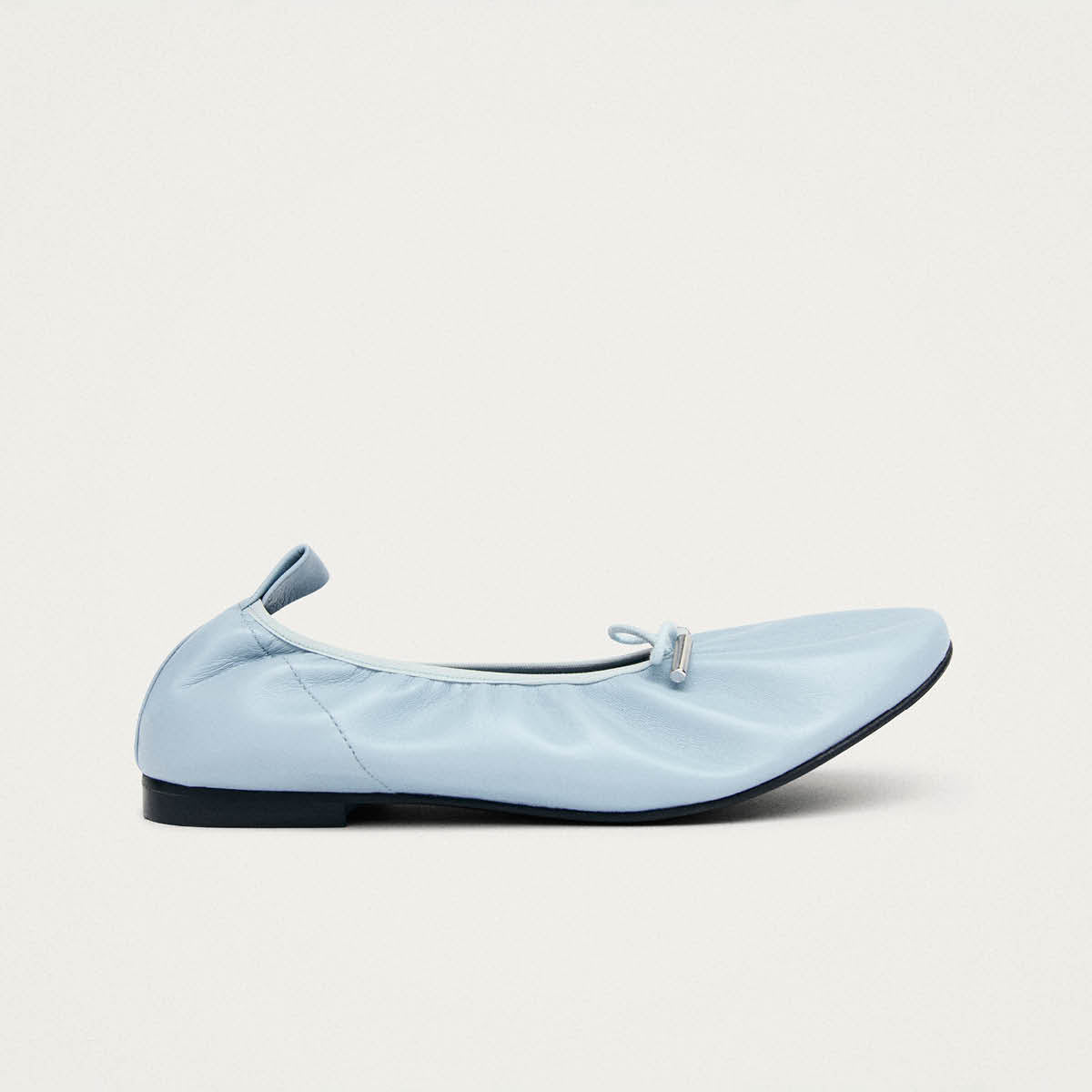 Ballerine in pelle blu Elena