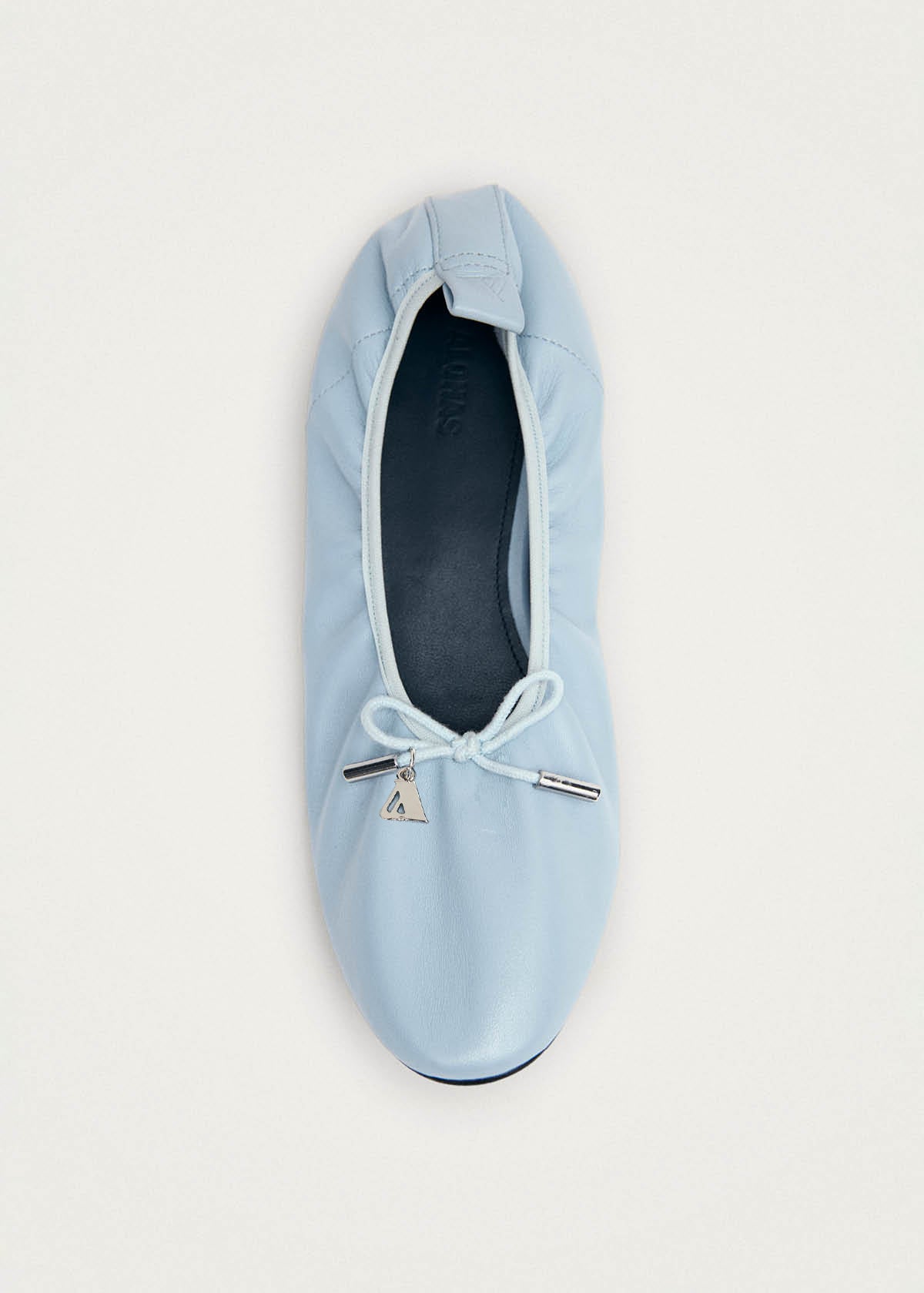 Ballerine in pelle blu Elena