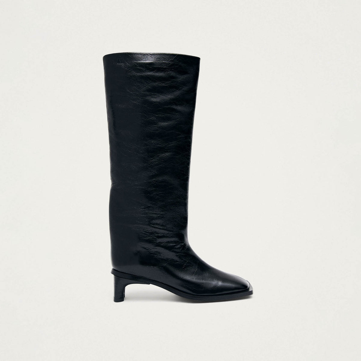 Elias Rift Black Leather Boots