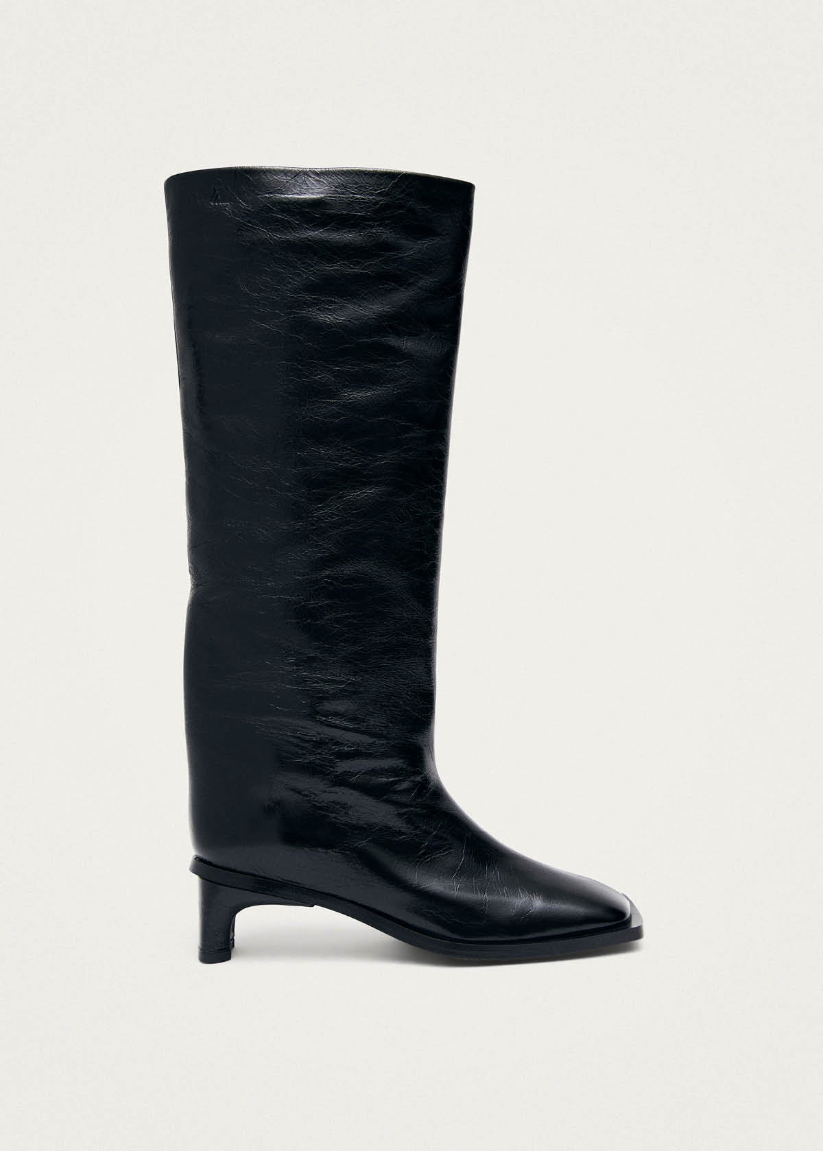 Elias Rift Black Leather Boots