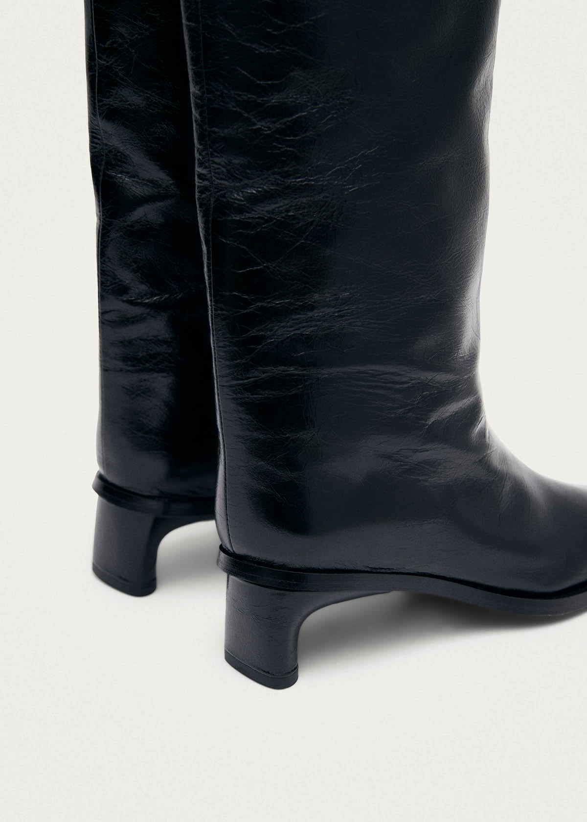 Elias Rift Black Leather Boots