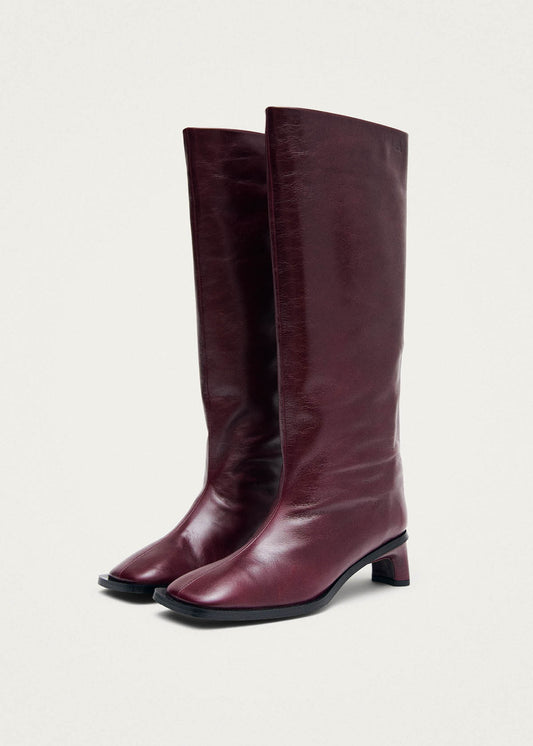 Elias Rift Burgundy Leather Boots-image