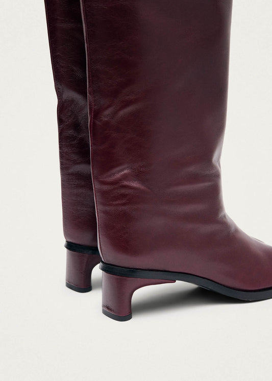 Elias Rift Burgundy Leather Boots-image