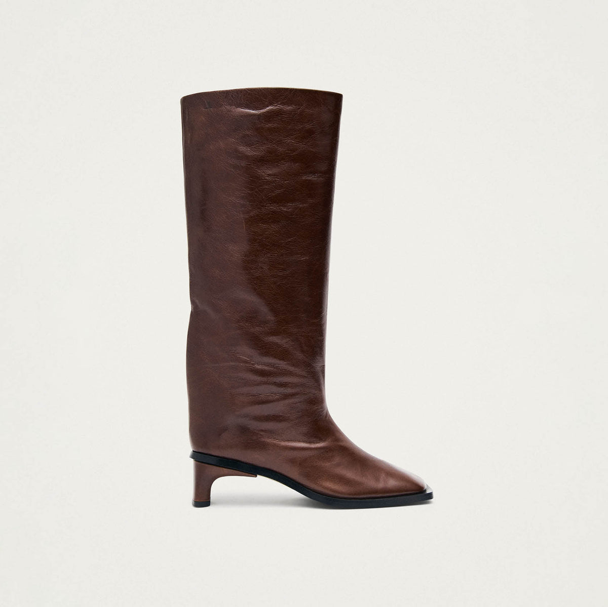 Elias Rift Dunkle Schokolade Lederstiefel