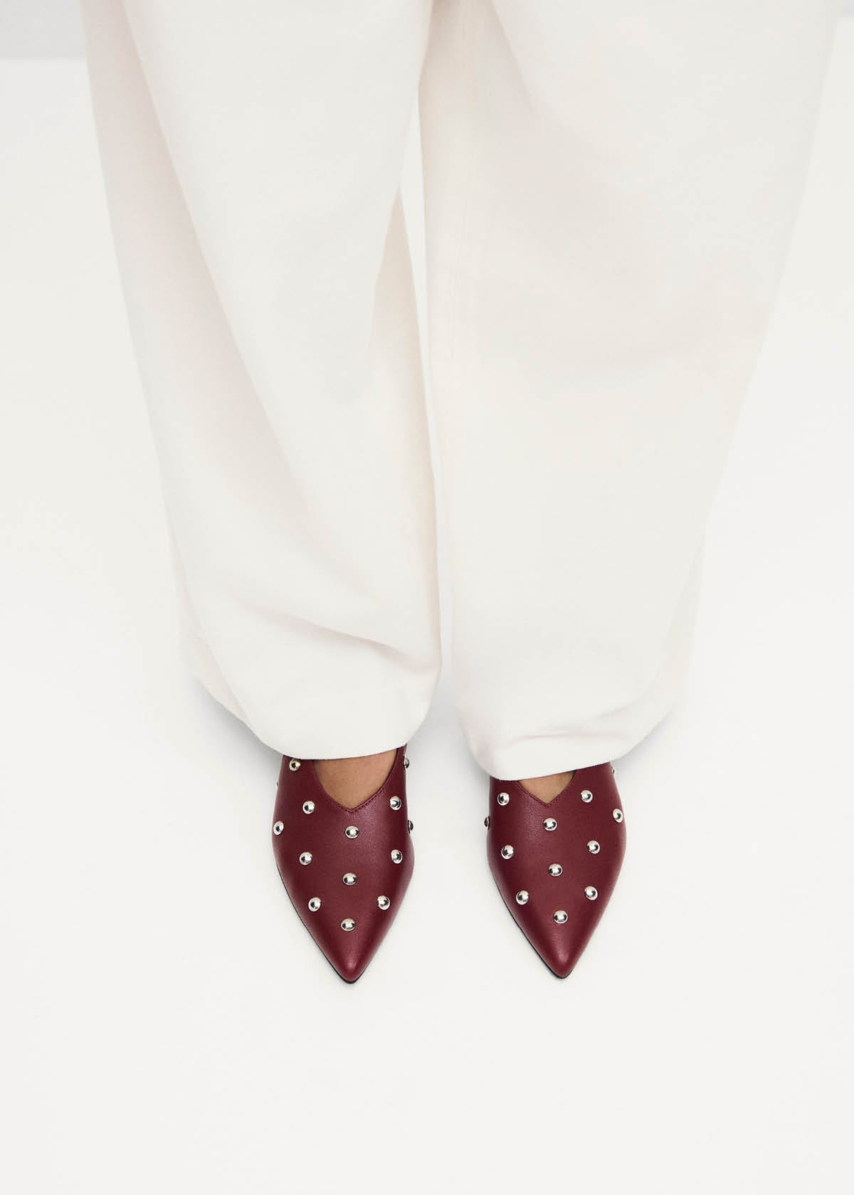 Eros Bordeaux-Leder Pumps