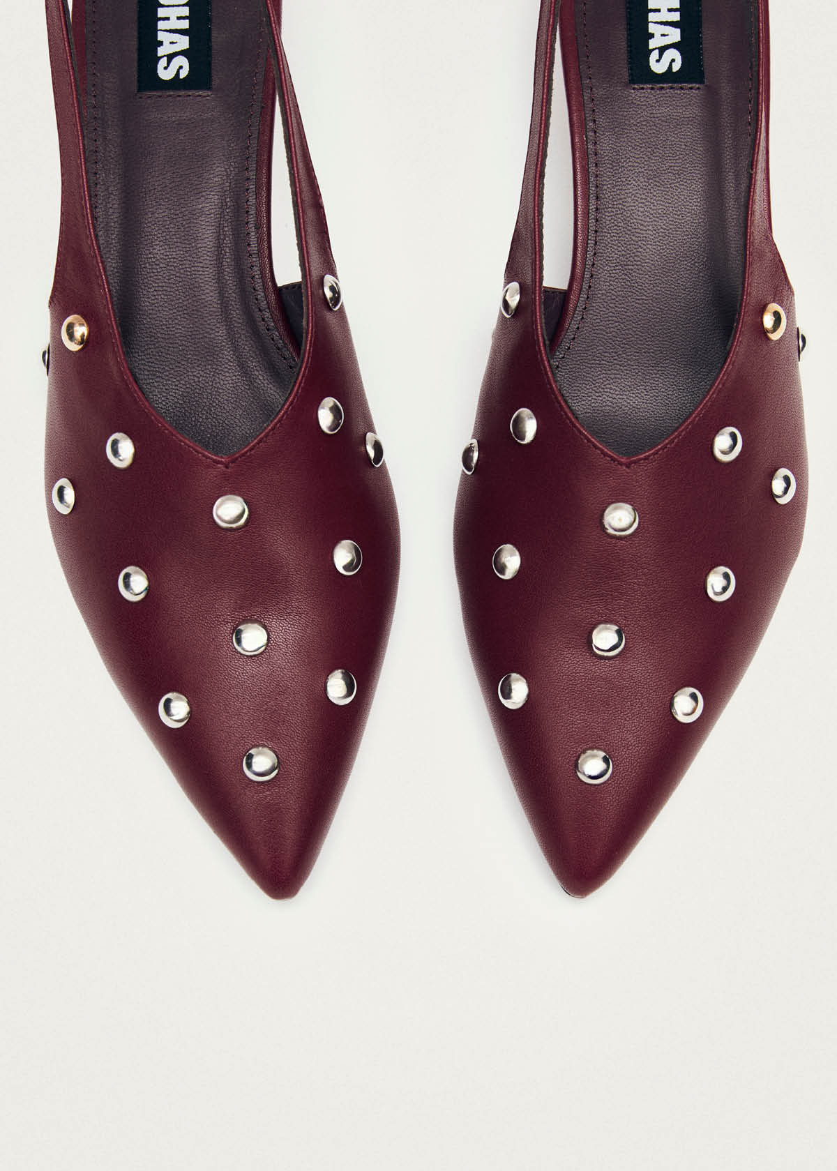 Eros Bordeaux-Leder Pumps