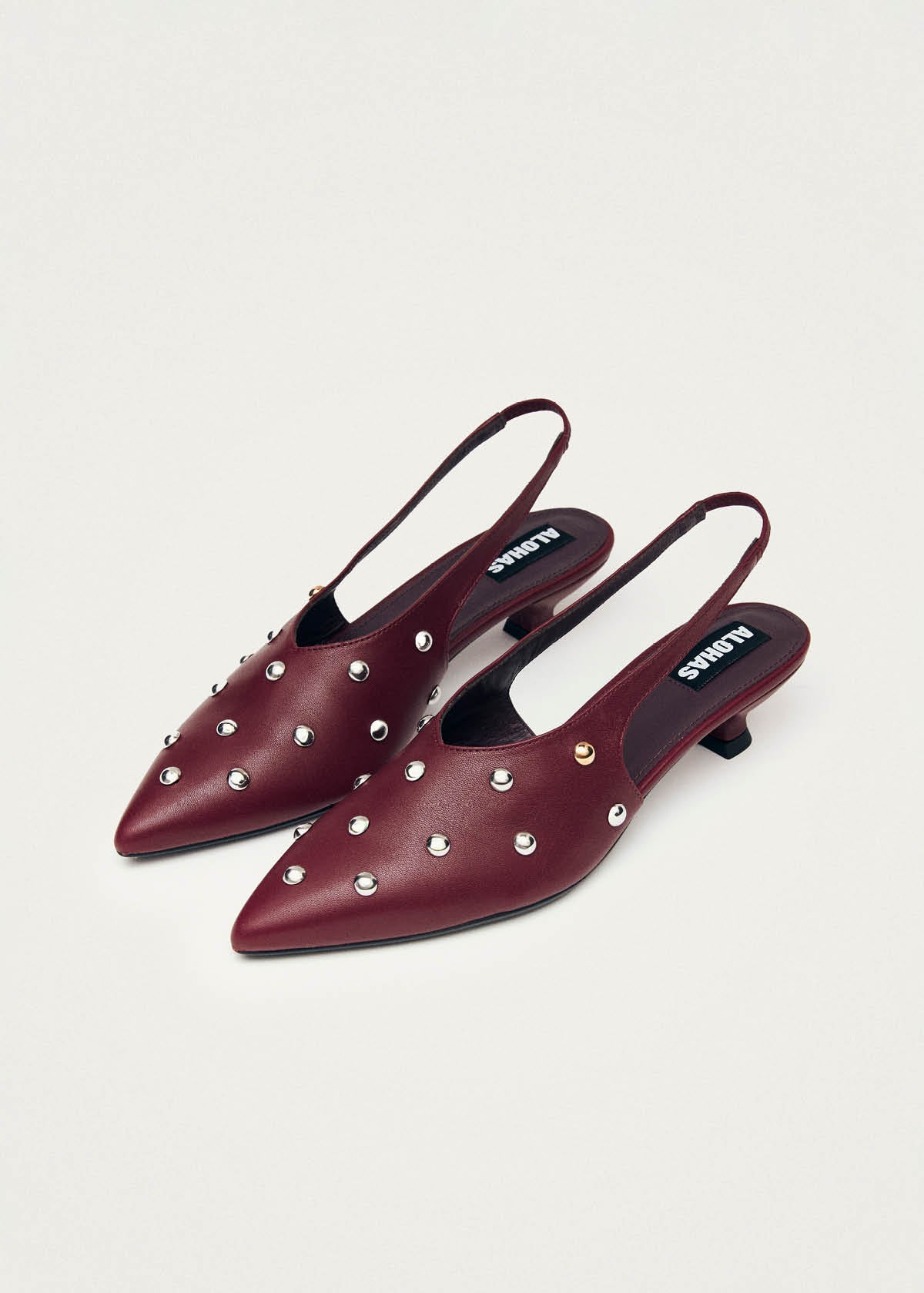 Eros Bordeaux-Leder Pumps