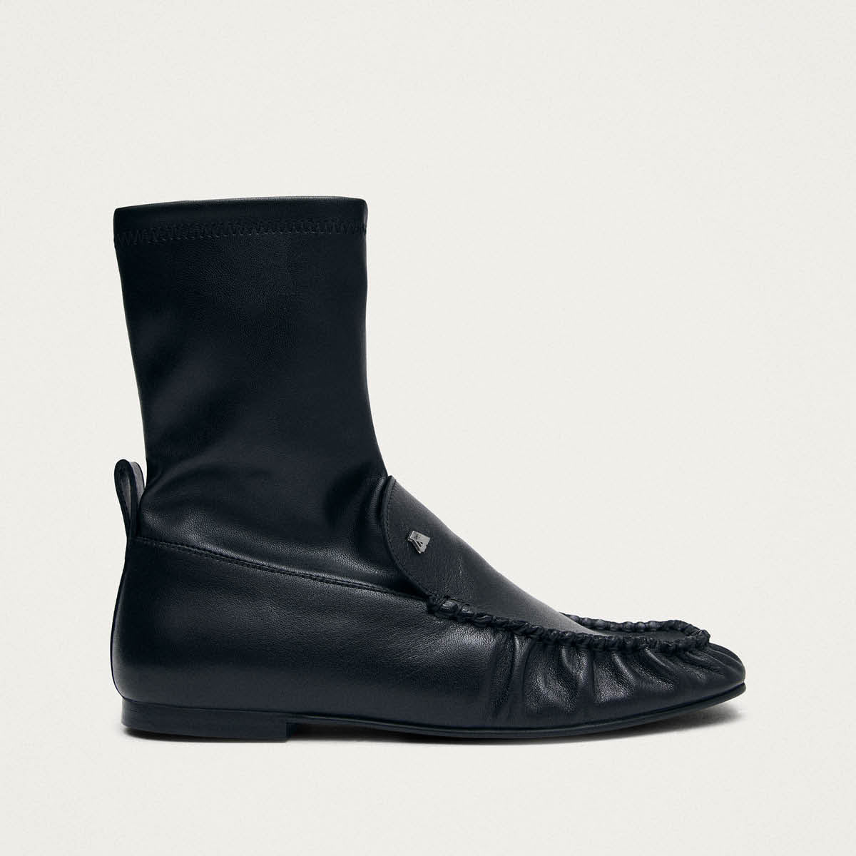 Gabriel Black Leather Boots