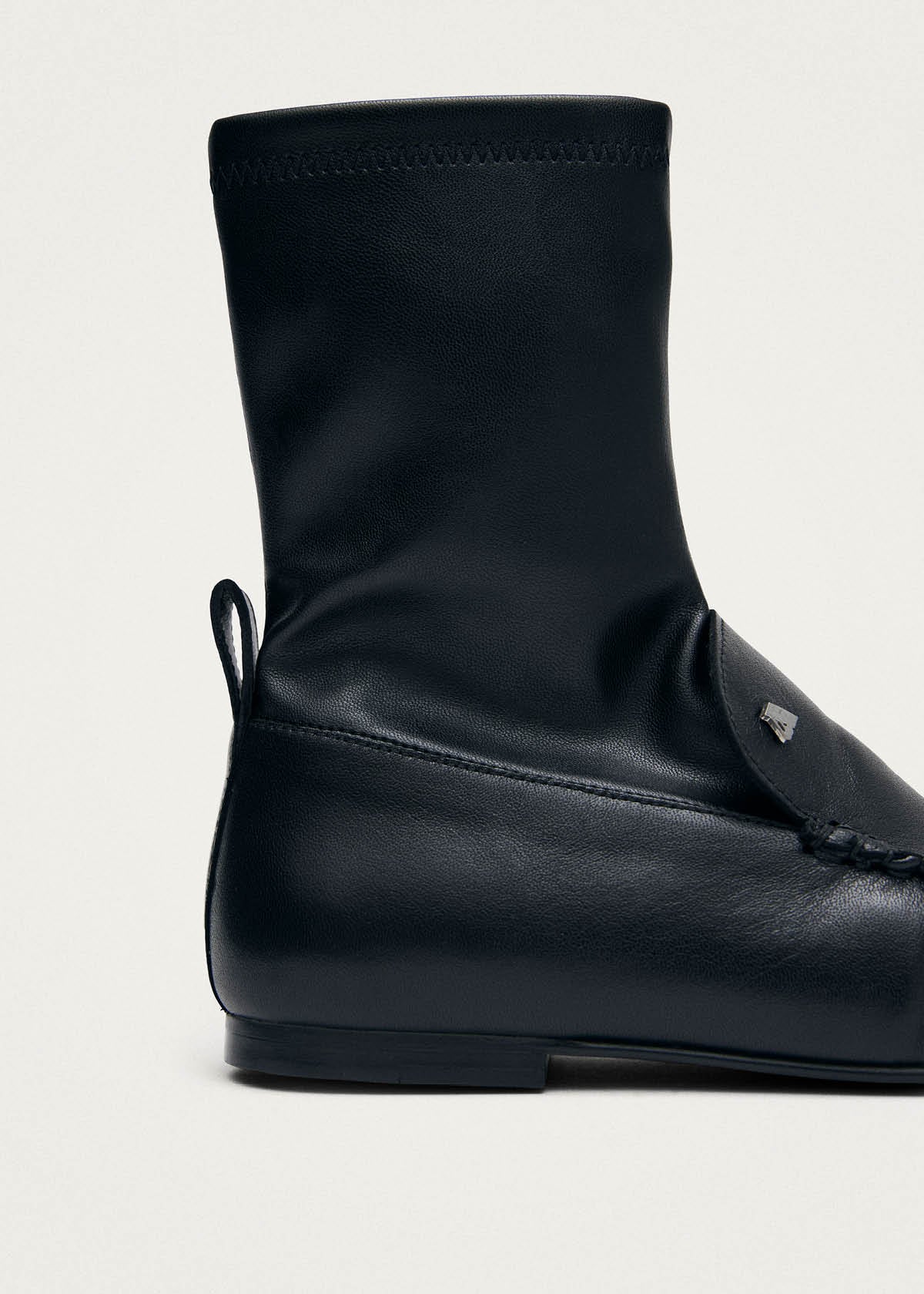 Gabriel Black Leather Boots