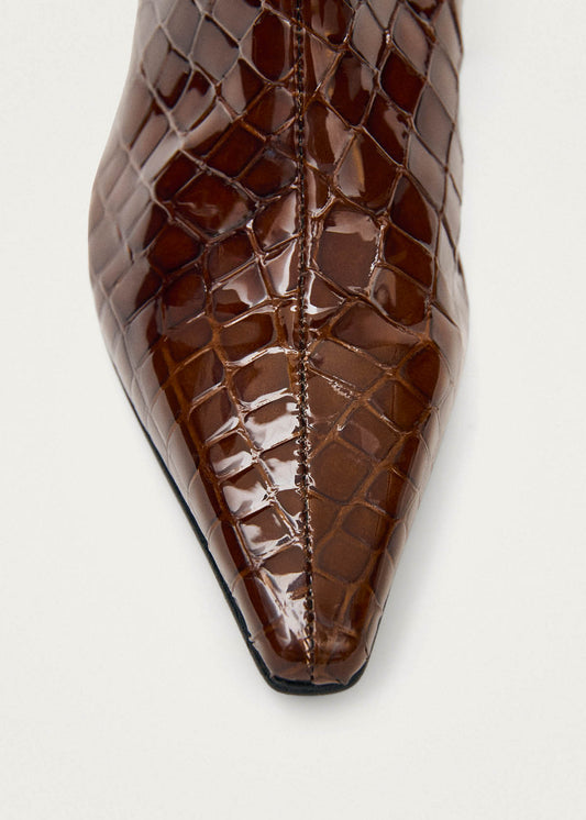 Gema Alli Brown Leather Boots-image