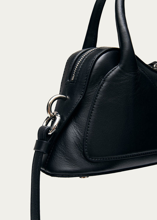 Sac Mini Noir en Cuir Hilma-image