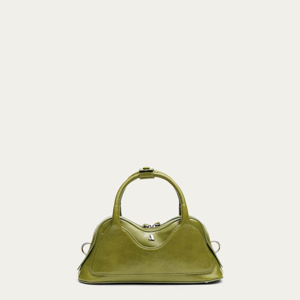 Hilma Mini Sac en Cuir Verni Vert