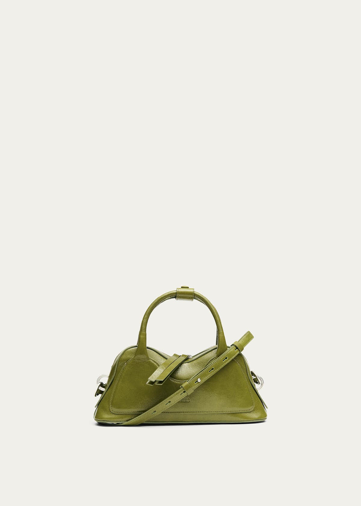 Hilma Mini Sac en Cuir Verni Vert