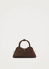 Hilma Mini Suede Brown Leather Bag