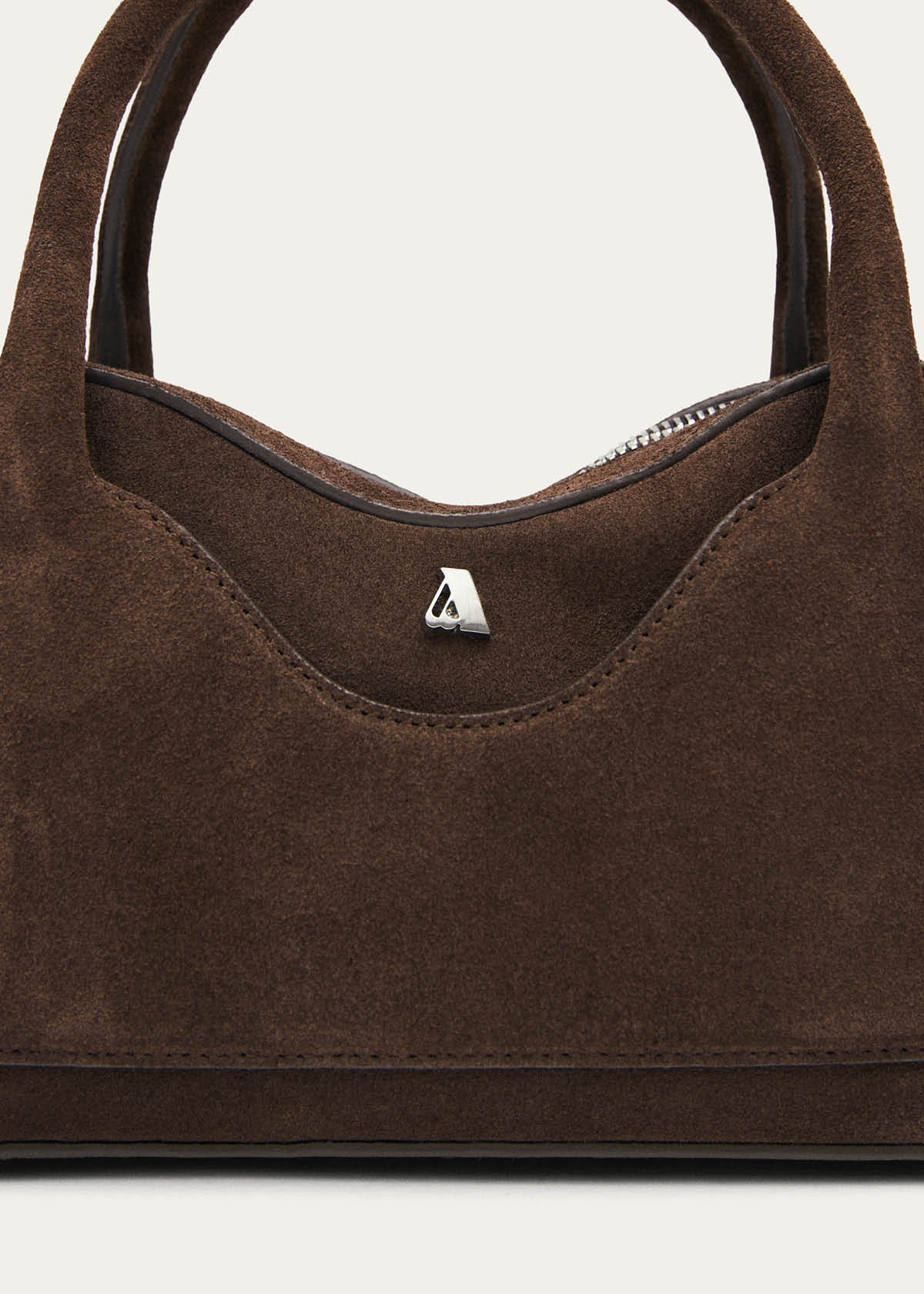 Hilma Mini Suede Brown Leather Bag