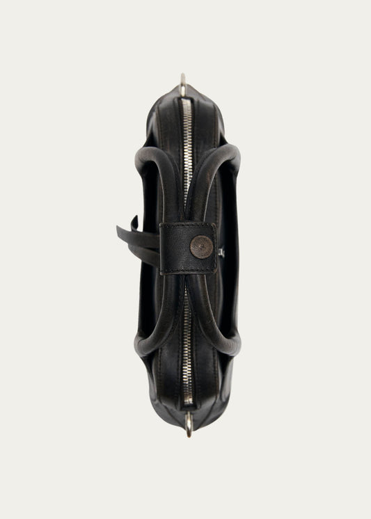 Hilma Mini Sac en Cuir Marron Effet Vintage-image