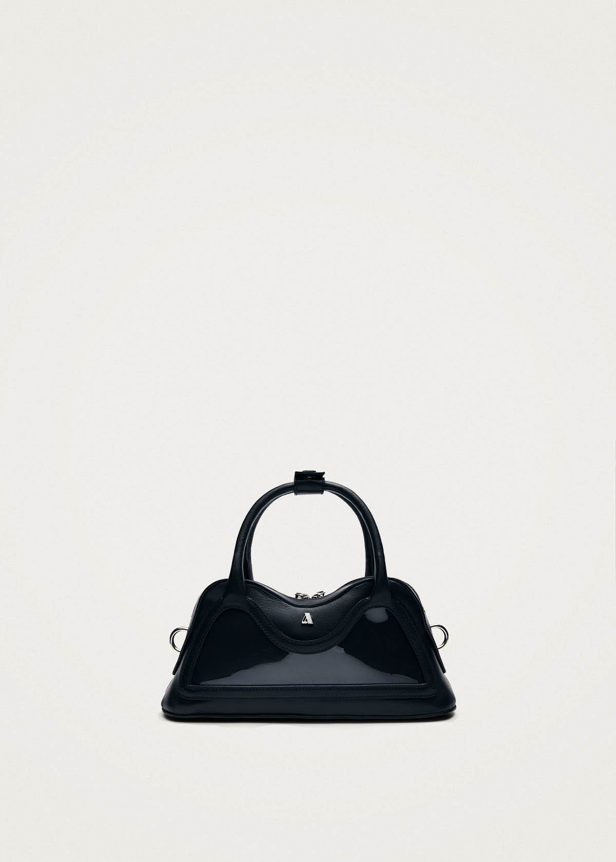 Hilma Mini Vinyl Black Leather Bag