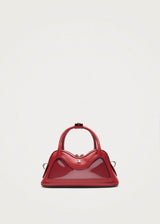 Hilma Mini Vinyl Red Leather Bag