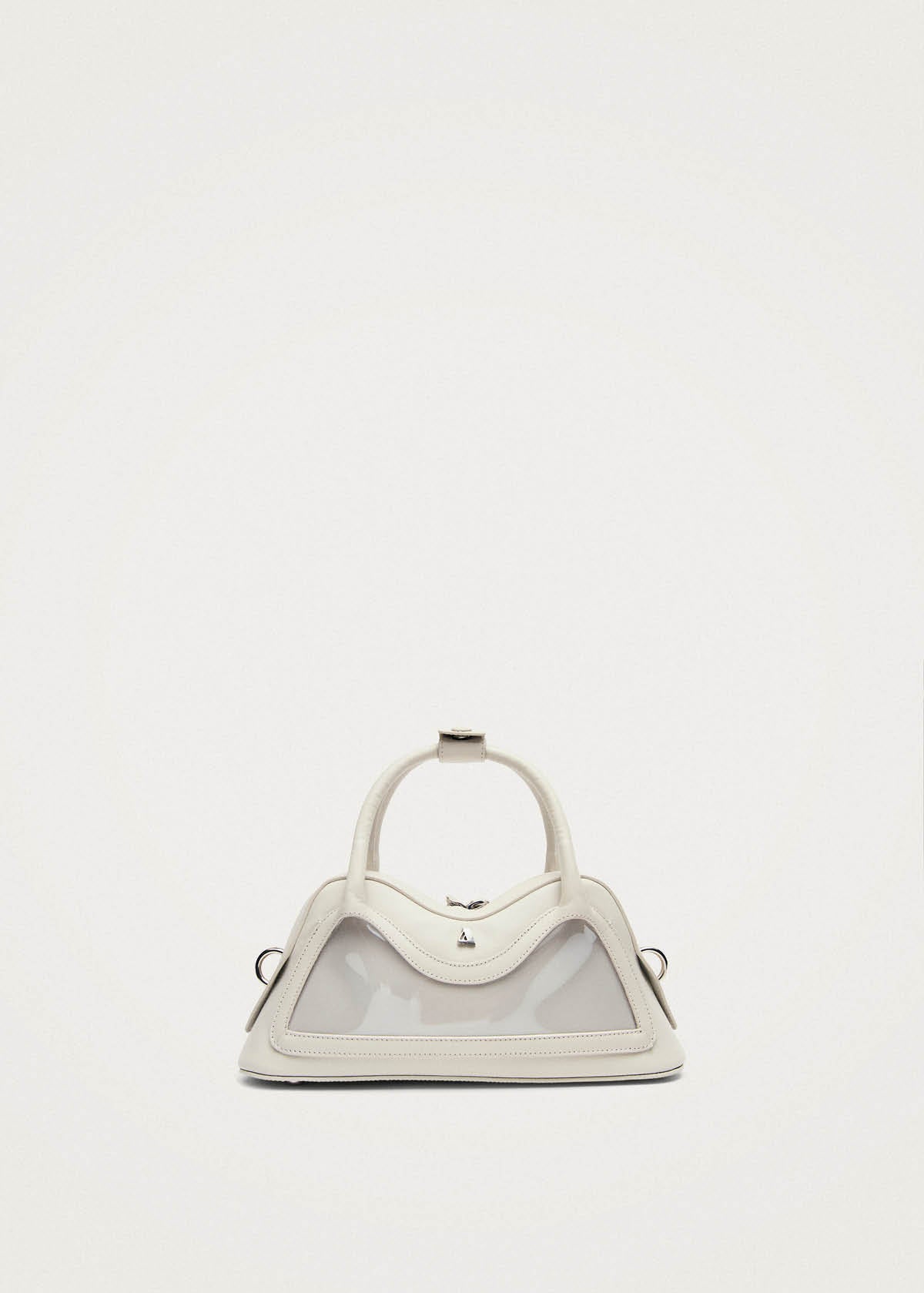 Hilma Mini Vinyl White Leather Bag