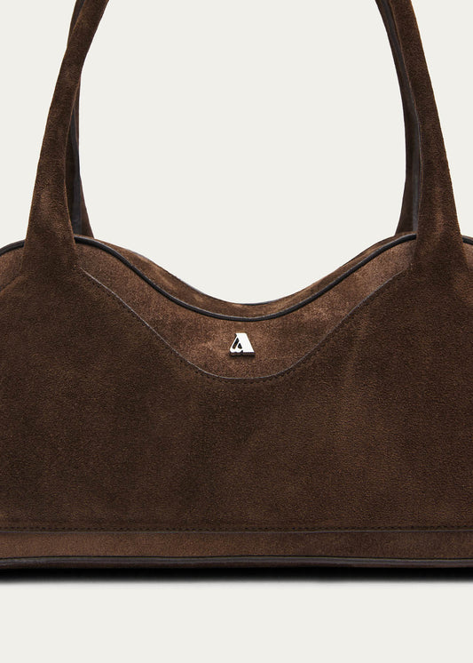 Hilma Suede Brown Leather Bag-image