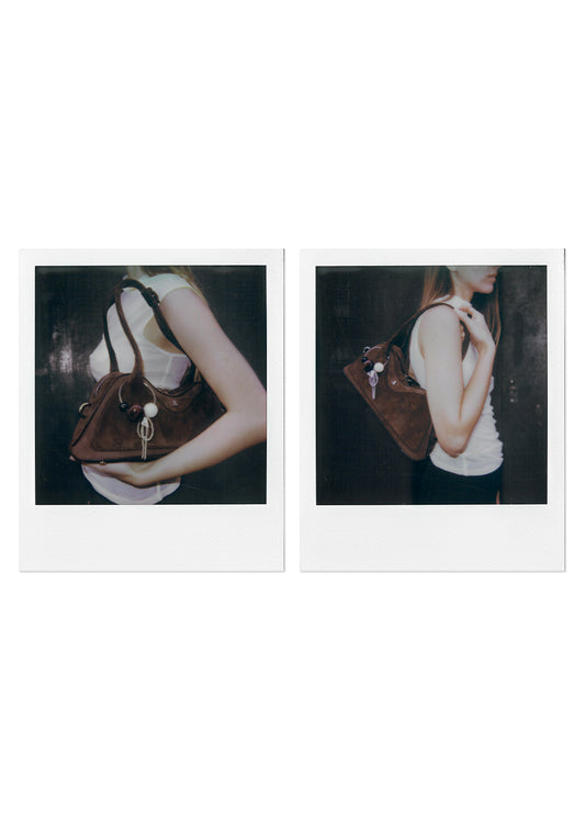 Sac en cuir marron suédé Hilma-image