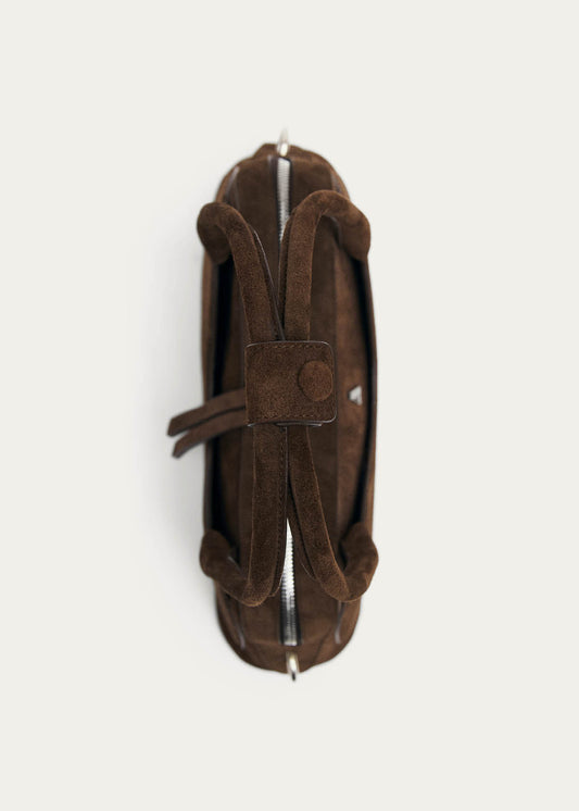 Hilma Suede Brown Leather Bag-image