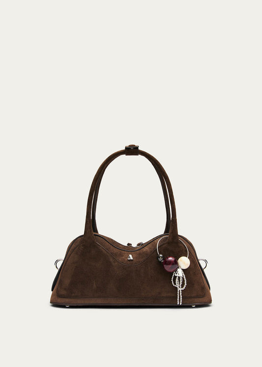 Hilma Suede Brown Leather Bag-image