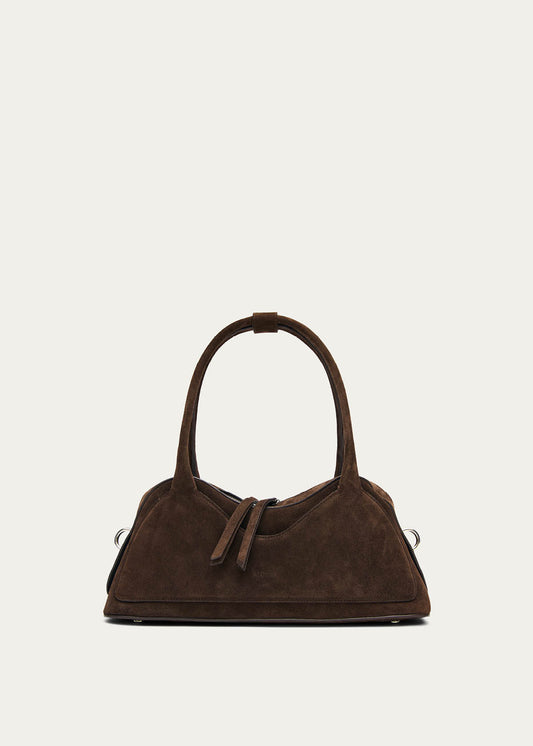 Hilma Suede Brown Leather Bag-image