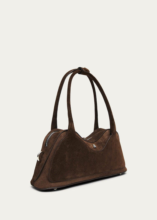 Hilma Suede Brown Leather Bag-image
