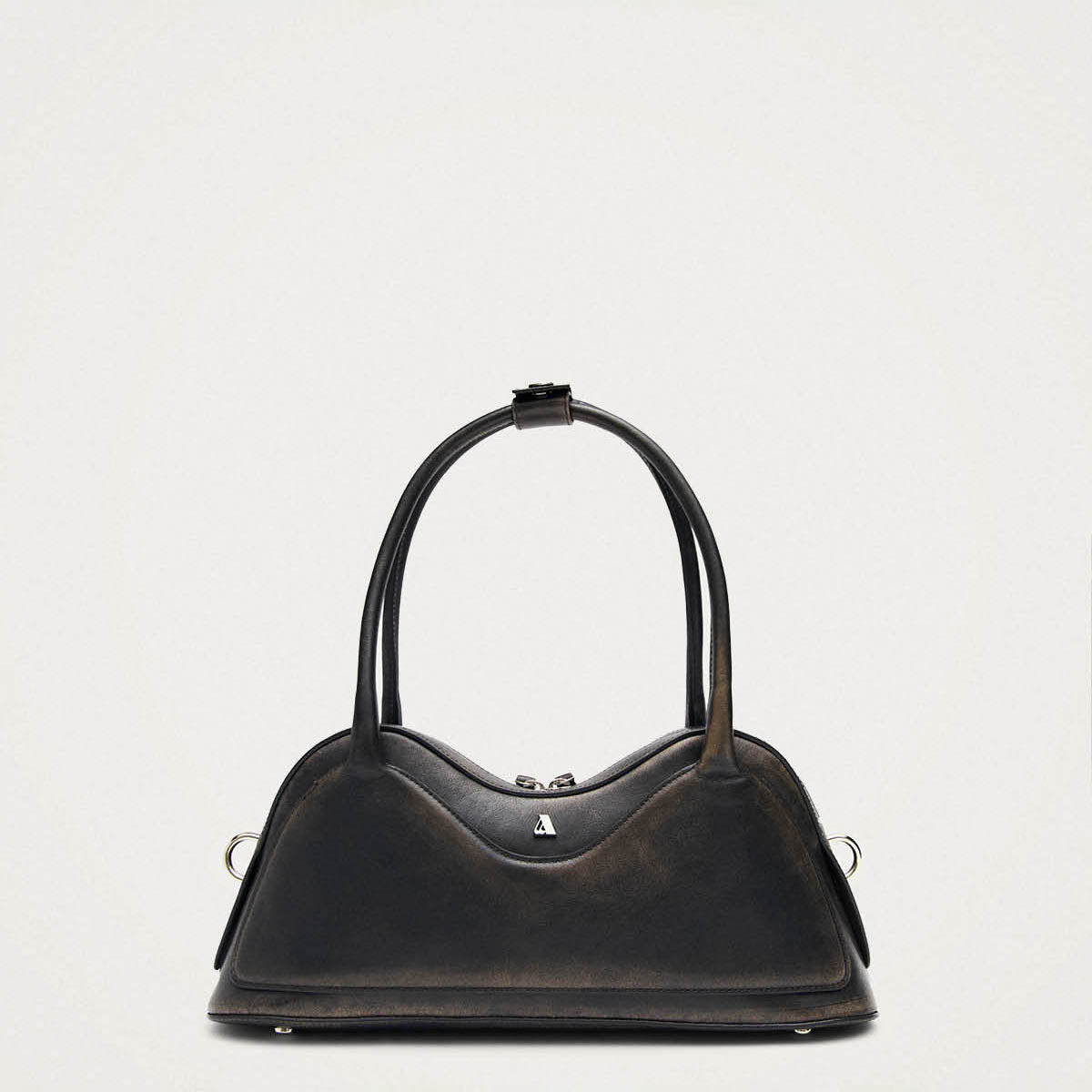 Hilma Borsa in Pelle Marrone Effetto Vintage