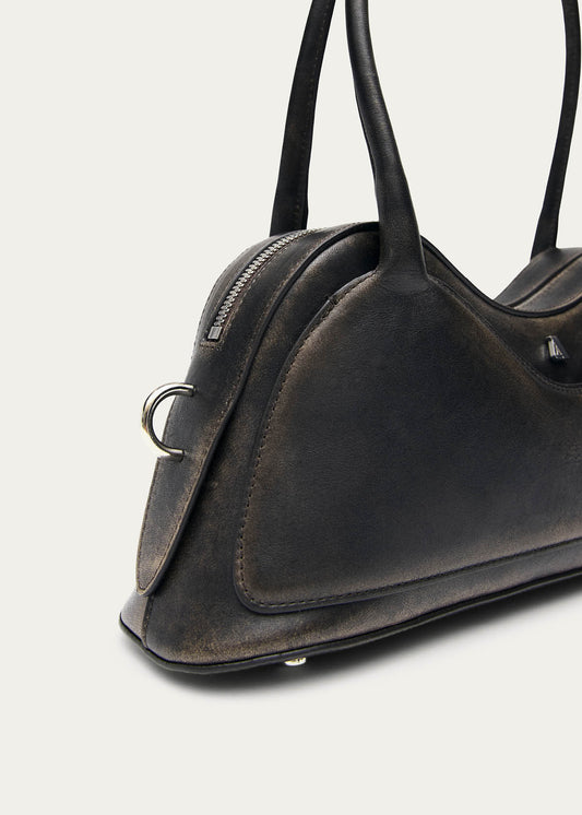 Hilma Sac en Cuir Marron Effet Vintage-image