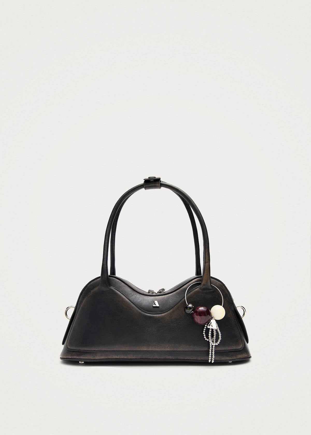 Hilma Borsa in Pelle Marrone Effetto Vintage